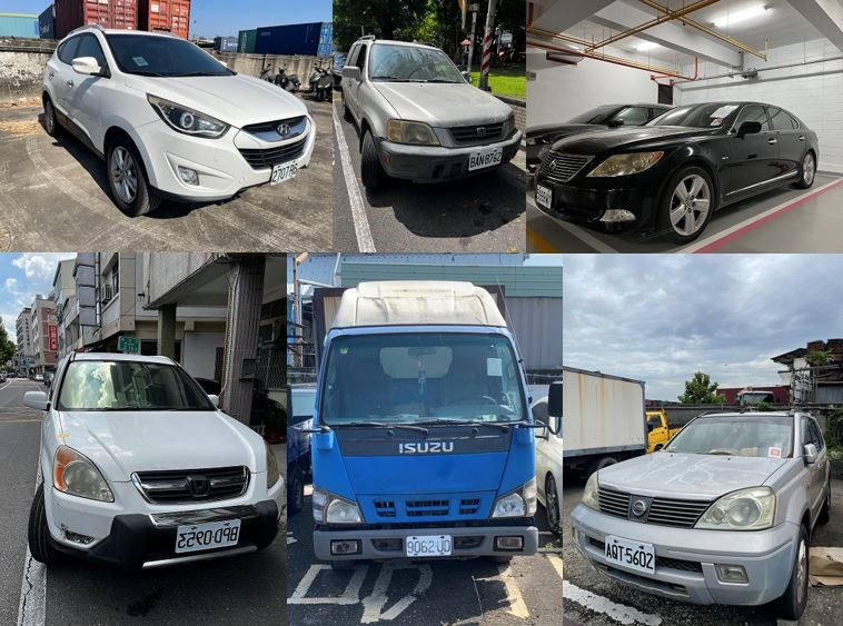 高雄分署查封拍賣之車輛