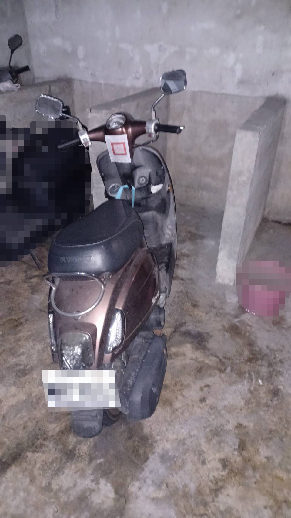 圖片一 查封李姓義務人機車