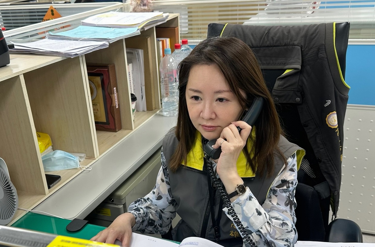 書記官接獲負責人來電